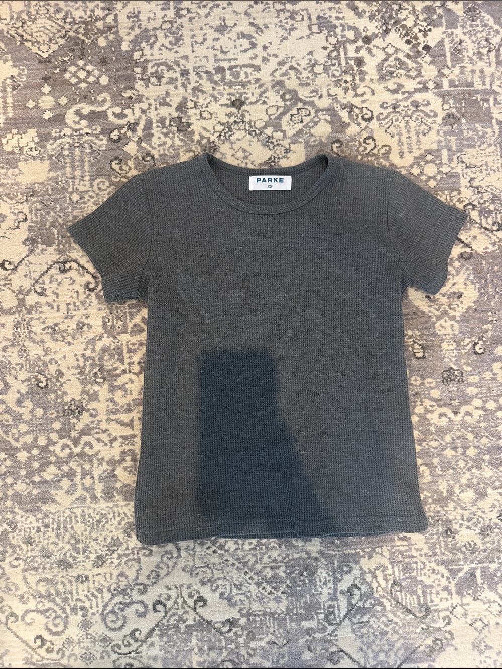 Parke Charcoal Waffle Thermal Tee